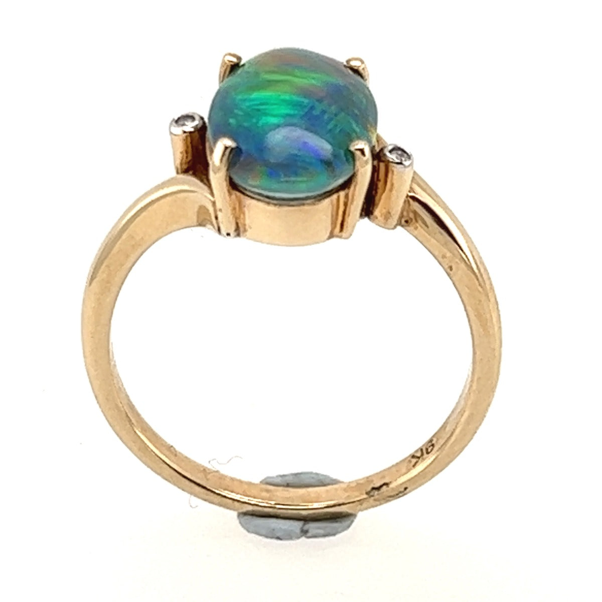 Yellow Gold 9ct Triplet Opal Ring (tr7080)